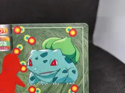 Bulbasaur VS Charmander No. 001 Topsun Top Sun Pokemon Card Vintage 1997 - Image 3