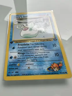 1st Ed Misty’s Seel Pokemon Card Gym Challenge 91/132 English LP/NM - Image 2