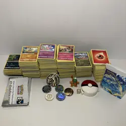 Pokemon Bulk Lot Pokemon Cards Coins Christmas Charmander Good Condition Bulk - Image 1