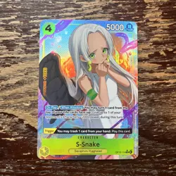 S-Snake (Alt Art) OP13-114 R Carrying on His Will - ONE PIECE Card Game ENGLISH - Image 1