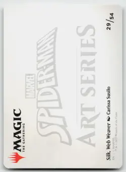 Silk, Web Weaver Art Card S Normal Art Series: Marvel's Spider-Man 29/54 NM - Image 2