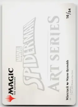 Wisecrack Art Card S Art Series: Marvel's Spider-Man 16/54 NM - Image 2