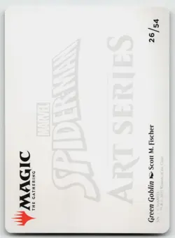 Green Goblin Art Card (Gold-Stamped Signature) S Art Series Spiderman 26/54 - Image 2