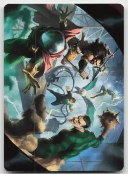 Behold the Sinister Six! Art Card (7/54) S Foil Art Series: Marvel's Spider-Man - Image 1