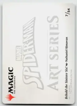 Behold the Sinister Six! Art Card (7/54) S Foil Art Series: Marvel's Spider-Man - Image 2