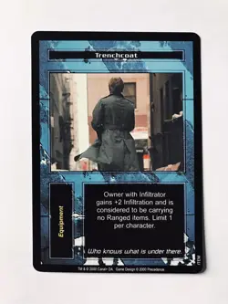 TRENCHCOAT THE TERMINATOR COLLECTIBLE CARD GAME *409 TCG CCG - Image 1