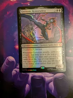 MTG Gwenom, Remorseless Unique and Miscellaneous Promos Foil NM - Image 2