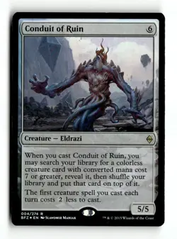MTG | Conduit of Ruin | BFZ | Regular | Heavily Played | English - Image 1