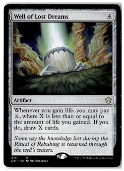 MTG Well of Lost Dreams - Commander 2021 Moderately Played English - Image 1