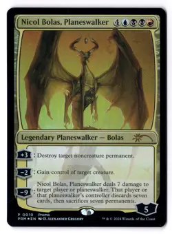 Nicol Bolas, Planeswalker NM* FOIL PROMO Unique And Misc 0010 mtg -UnltdCards - Image 1