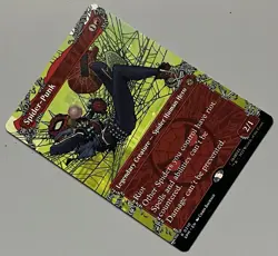 MTG Marvel’s Spider-Man Spider-Punk Legendary Creature RARE REGULAR #0210 - Image 2