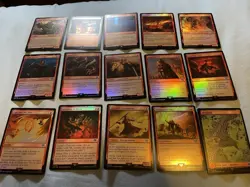 ALL FOIL RED BORDER LOT Lord of the Rings MTG Magic Gathering Tales Middle-earth - Image 2