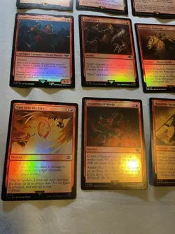 ALL FOIL RED BORDER LOT Lord of the Rings MTG Magic Gathering Tales Middle-earth - Image 5