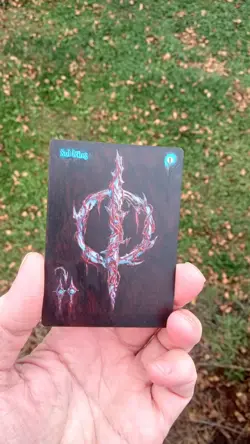 MtG Sol Ring Full Magic Altered Hand Painted Art Original Alter - Image 2