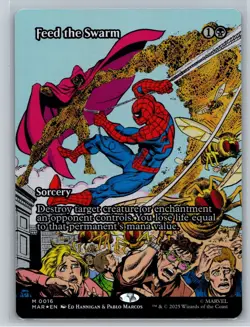 Magic: The Gathering - Spider-Man - Feed the Swarm - Borderless Foil - Image 1