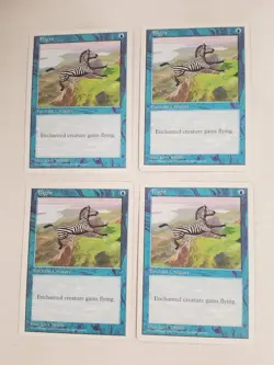 MTG Playset 4x Flight (5th Edition/Blue/C) - BGM - Image 1