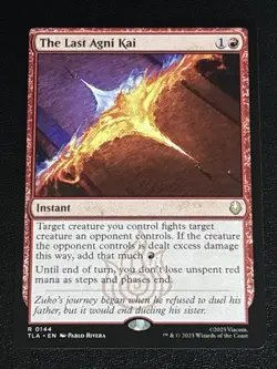 MTG Avatar: The Last Airbender The Last Agni Kai 0144 NM Rare - Image 1
