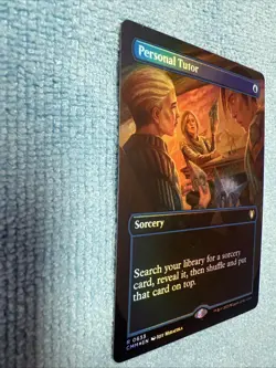 MTG Personal Tutor *BORDERLESS FOIL* Commander Masters 0633 NM - Image 2