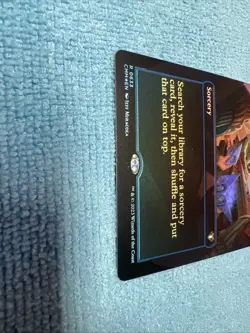 MTG Personal Tutor *BORDERLESS FOIL* Commander Masters 0633 NM - Image 3