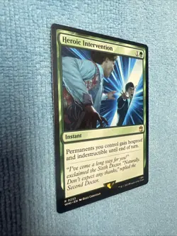 Heroic Intervention 0233 Non Foil Rare Doctor Who Commander MTG Near Mint - Image 2
