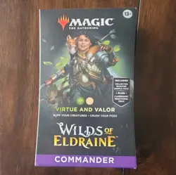 Magic the Gathering: Wilds of Eldraine - Virtue and Valor Commander Deck - New - Image 1