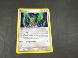 RAYQUAZA 3/17 POKEMON POP SERIES 1 HOLO RARE SEE PICS FOR CONDITION - Image 1