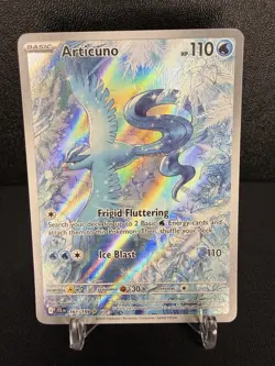 Pokemon TCG Articuno IR 161/159 Journey Together NM/Mint Condition - Image 1