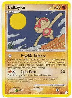 Pokemon Diamond & Pearl Great Encounters 60/106 Baltoy Card - Image 1