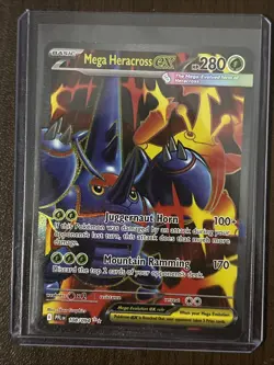 Pokemon TCG - Mega Heracross Ex 108/094 - Ultra Rare - Phantasmal Flames - Image 1