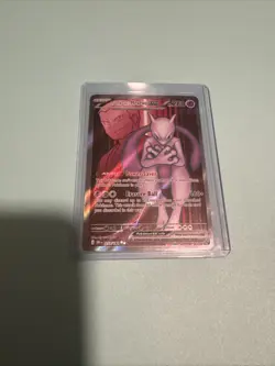 Pokemon Mewtwo EX TCG Team Rockets 213/182 Full Art Destined Rivals English - Image 1