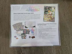 Pokemon Prismatic Evolutions ETB W/ Case Elite Trainer Box Sealed--Small Tear - Image 2