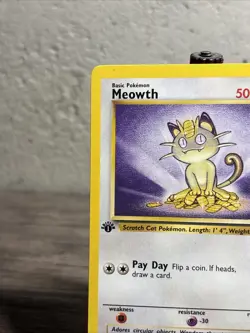 Meowth 56/64 Jungle Regular Common-WOTC-1st Ed-Pokemon TCG-Fast Shipping-NM!! - Image 2