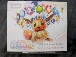 PRISMATIC EVOLUTIONS Pokemon Center Exclusive Elite Trainer Box Factory Sealed - Image 1
