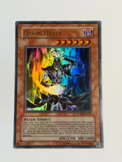 Yugioh GERMAN Chaos Sorcerer TU02-DE001 EN001 Ultra Rare Promo LP #1 - Image 1