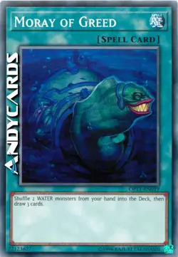 MORAY OF GREED • (Murena Dell'avidita) • Comune • OP11 EN019 • Unl • YUGIOH! - Image 1