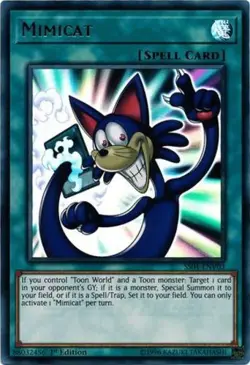 Yugioh! Mimicat - SS01-ENV03 - Ultra Rare - 1st Edition Near Mint, English - Image 1