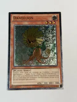 Yugioh FRENCH Dandylion AP04-FR001 EN001 Ultimate Rare Promo LP - Image 1