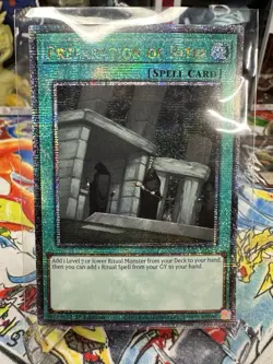 Yugioh Preparation Of Rites RA02-EN056 Quarter Century Secret Rare NM - Image 1