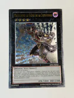 Yugioh FRENCH Maestroke the Symphony Djinn AP03-FR002 EN002 Ultimate Rare LP - Image 1