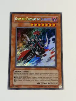 Yugioh Gorz the Emissary of Darkness RP02-EN000 Secret Rare Unlimited LP #1 - Image 1