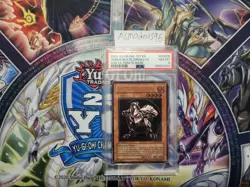Yugioh Horus The Black Flame Dragon LV4 1st Edition Ultimate SOD-EN006 Psa 8 - Image 1