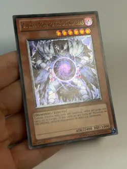 Yugioh SPANISH Caius the Shadow Monarch TU03-SP000 EN000 Ultimate Rare LP #1 - Image 3