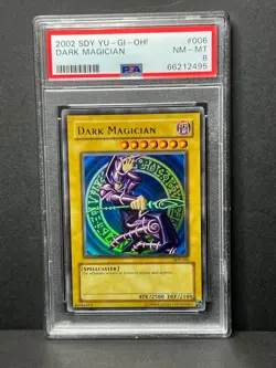 2002 SDY Yu-Gi-Oh! Dark Magician SDY-006 PSA 8 - Image 1