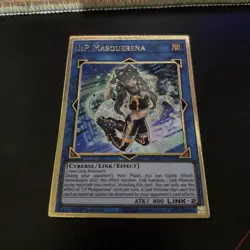 I:P Masquerena MGED-EN035 Gold Rare Yugioh Card 1st Edition Mint - Image 1