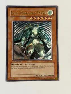Yugioh ITALIAN Raiza the Storm Monarch FOTB-IT026 Ultimate Rare 1st Edition LP - Image 1