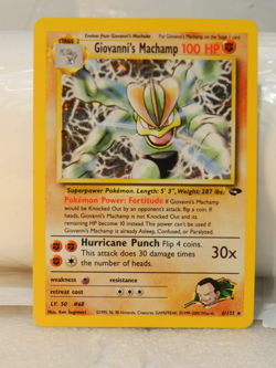 2000 Pokemon Gym Challenge #6/132 Giovanni's Machamp Holo Card (X78JJ) - Image 1