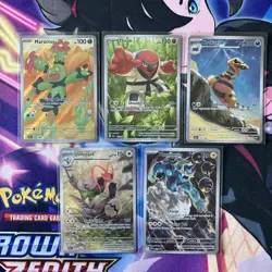 Pokemon TCG Black Bolt Illustration Rare Holo Card LOT of 5 Mint Full Art - Image 1