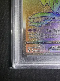 Pokemon Swsh08: Fusion Strike Mew VMAX 268/264 Secret Card - PSA 10 - Image 2