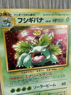 Pokemon Card Venusaur No. 003 Holo Rare Base Set 1996 Japanese - Image 5