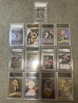 Mixed Graded Card Lot! 12 Cards Star, Insert, Etc - TCG, CGA, CGC, Sport, Anime - Image 1